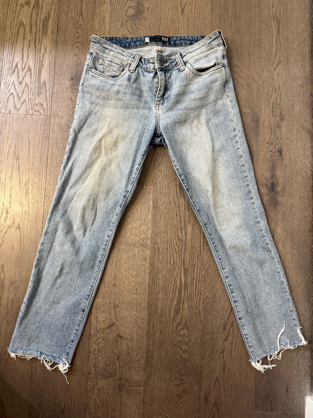 Kut from the Kloth Reese Ankle Straight Leg Jeans